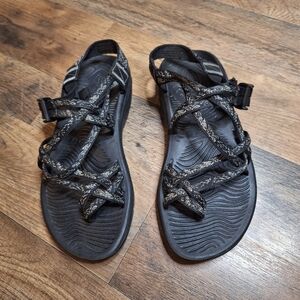 Chaco Black and Gray Sandals